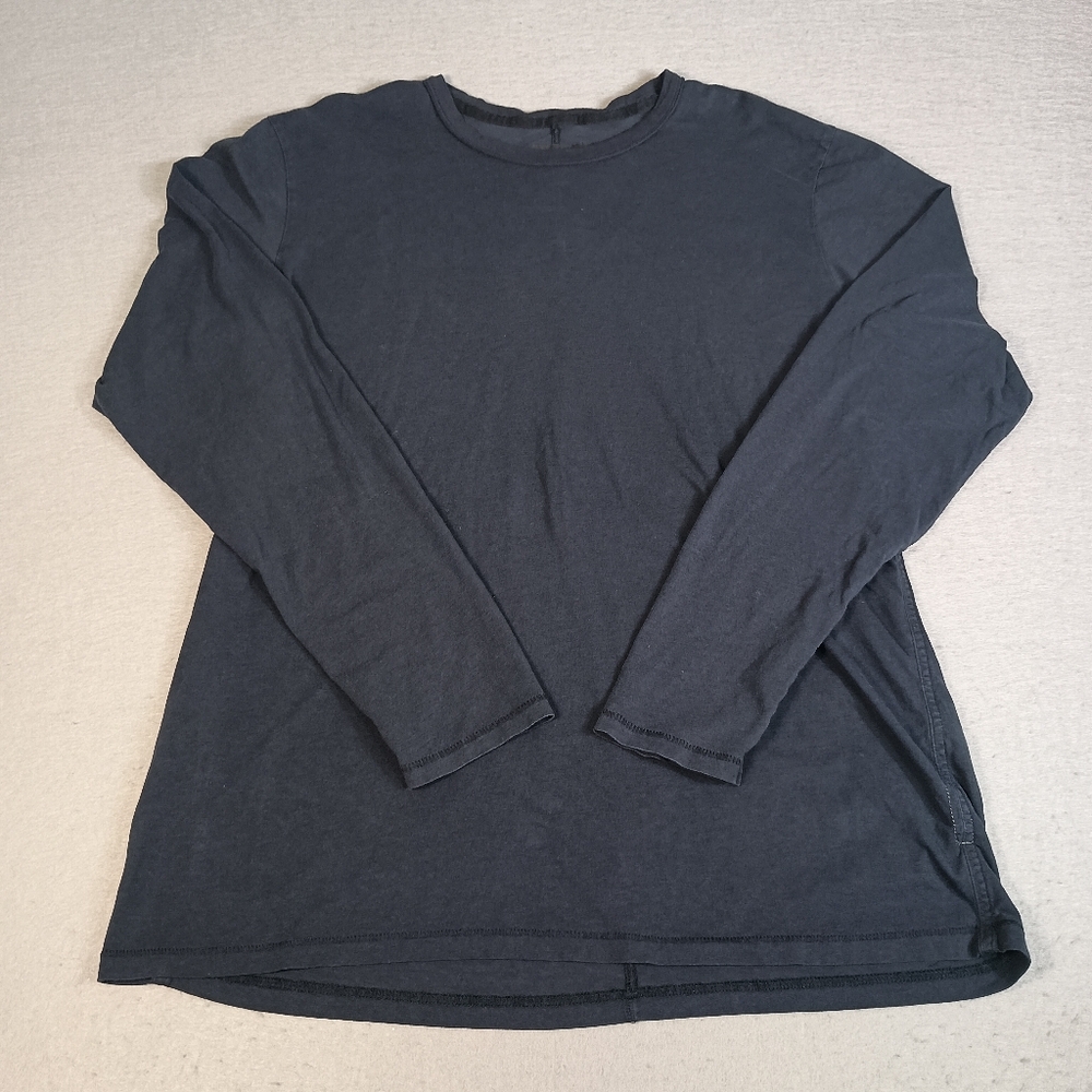 Rag & Bone New York Women's M Dark Blue Crew Neck Long Sleeve Sweatshirt